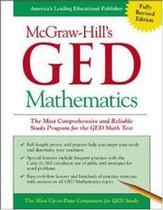 Cover of: McGraw-Hill's GED Mathematics  by Jerry Howett