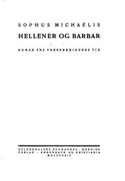 Cover of: Hellener og barbar