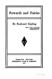 Cover of: Rewards and fairies by Rudyard Kipling