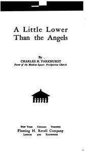 Cover of: A little lower than the angels