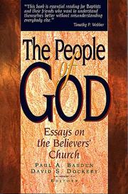 Cover of: The People of God: essays on the Believers' Church