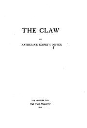 Cover of: The claw