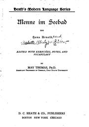 Cover of: Menne im seebad