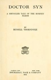 Cover of: Doctor Syn by Russell Thorndike, Russell Thorndike