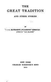 Cover of The great tradition