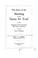 Cover of: The story of the marking of the Santa Fe Trail by the Daughters of the American revolution in Kansas and the State of Kansas