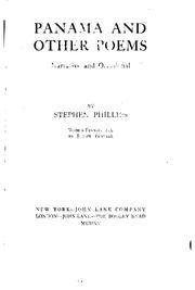 Cover of: Panama | Phillips, Stephen