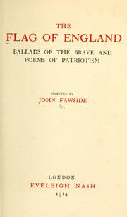 Cover of: The flag of England by John Fawside