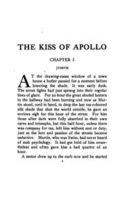 Cover of: The Kiss of Apollo