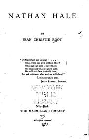 Cover of: Nathan Hale by Jean Christie Root