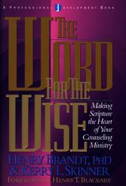 Cover of: The word for the wise by Henry R. Brandt