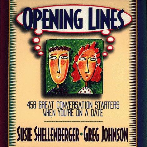 Opening lines by Susie Shellenberger