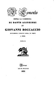 Cover of: Opere volgari di Giovanni Boccaccio by Giovanni Boccaccio