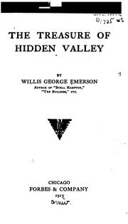 Cover of: The treasure of Hidden Valley
