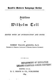 Cover of: Schillers Wilhelm Tell