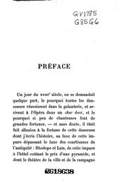 La Guimard by Edmond de Goncourt