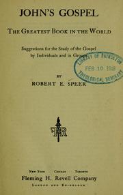 John's Gospel by Robert E. Speer