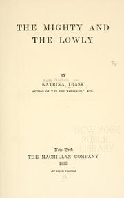 Cover of: The mighty and the lowly