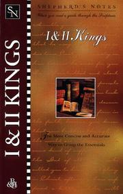 Cover of: 1 & 2 Kings by Wright, Paul