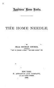 Cover of: The home needle.