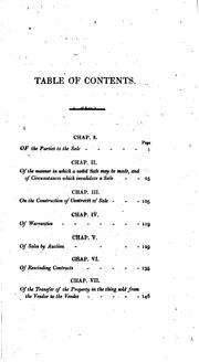 Cover of: A treatise on the law relative to sales of personal property.: By George Long.