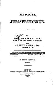 Cover of: Medical jurisprudence