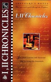 Cover of: I and II Chronicles