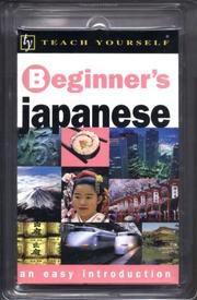 Cover of: Teach Yourself Beginner's Japanese Audiopackage : An Easy Introduction