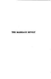 Cover of: The marriage revolt by William English Carson