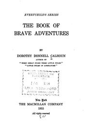 Cover of: The book of brave adventures