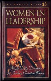 Cover of: Women in Leadership by Bob Briner, Lawrence Kimbrough