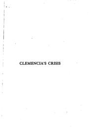 Cover of: Clemencia's crisis