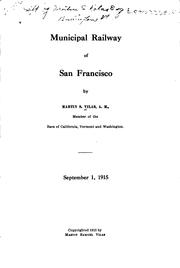 Municipal railway of San Francisco by Martin Samuel Vilas