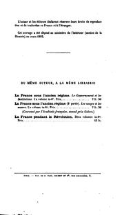 Cover of: Dix ans de la vie d'une femme pendant l'émigration by Broc, Hervé de vicomte