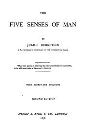 Cover of: The five senses of man | Julius Bernstein