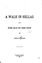 Cover of: A walk in Hellas: or, The old in the new.