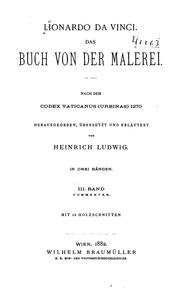 Cover of: Das Buch von der Malerei by Leonardo da Vinci