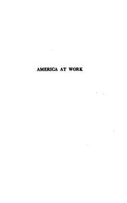 Cover of: America at work by Joseph Husband