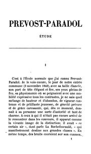 Cover of: Prévost-Paradol by Octave Gréard