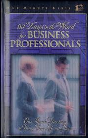 Cover of: 90 Days in the Word for Business Professionals by Lawrence Kimbrough