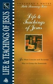 Cover of: Shepherd's Notes: Life & Teachings of Jesus