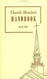 Cover of: Church Member's Handbook by Joe T. Odle