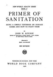 Cover of: Primer of sanitation by John W. Ritchie