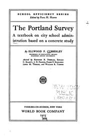 Cover of: The Portland survey: a textbook on city school administration based on a concrete study