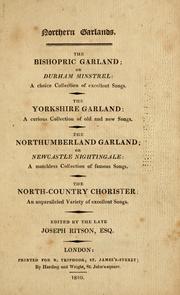 Northern garlands by Ritson, Joseph