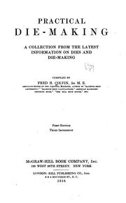 Cover of: Practical die-making by Fred Herbert Colvin
