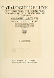 Catalogue de luxe of the Department of Fine Arts, Panama-Pacific International Exposition by San Francisco. 1915.