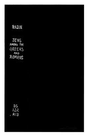Cover of: The Jews among the Greeks and Romans