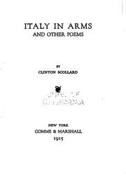 Cover of: Italy in arms, and other poems by Clinton Scollard