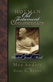 Cover of Hosea, Joel, Amos, Obadiah, Jonah, Micah (Holman Old Testament Commentary)